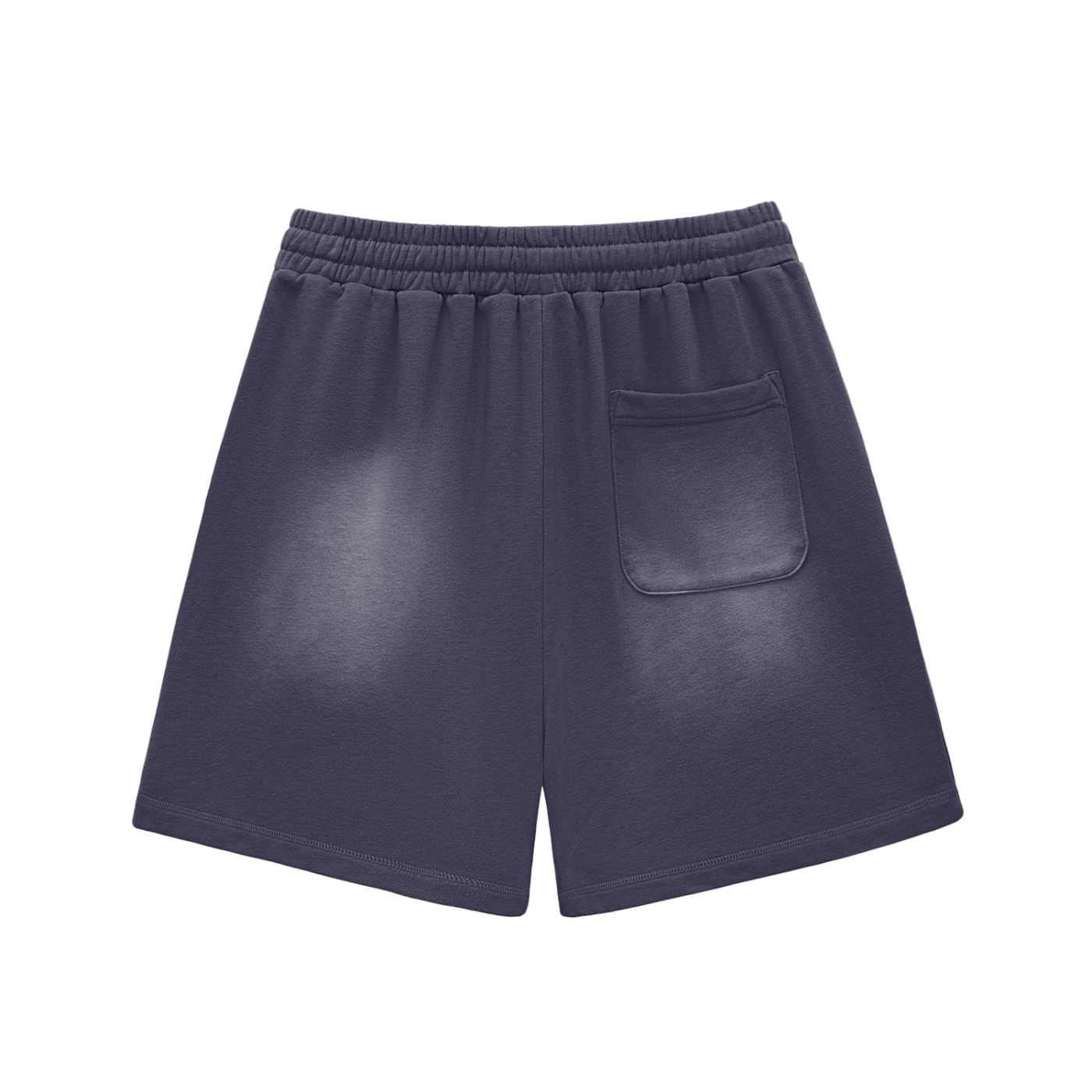 Holy Cross Raw Edge Cotton Shorts