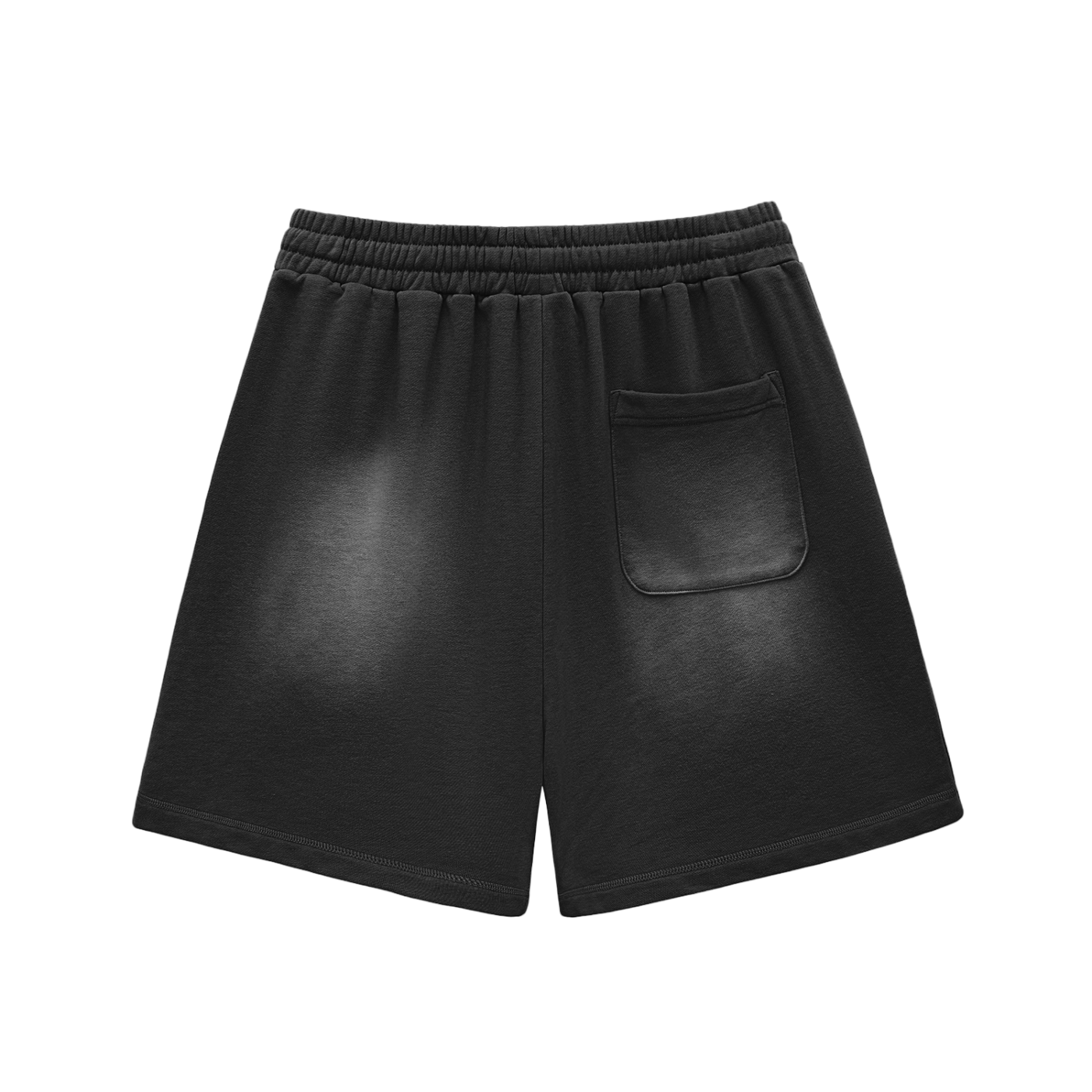 Holy Cross Raw Edge Cotton Shorts