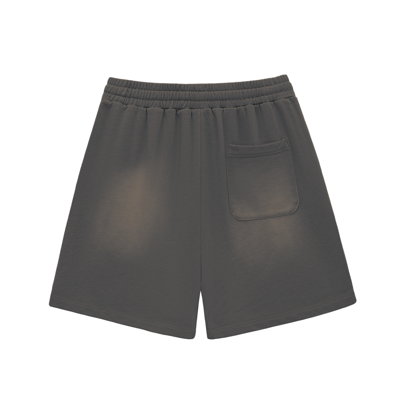 Holy Cross Raw Edge Cotton Shorts